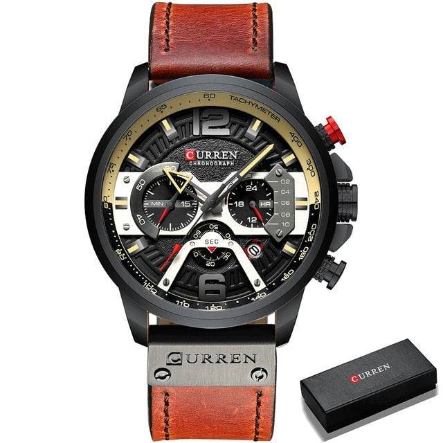 CURREN Luxury Chronograph Wrist Watch for Men - Premium Watches from Dressmycell.com - Just $43.00! Shop now at Dressmycell.com CURREN Luxury Chronograph Wrist Watch for Men - Premium Watches from Dressmycell.com - Just $43.00! Shop now at Dressmycell.com